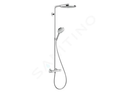 Hansgrohe 27129400 - Sprchový set s termostatem, 24 cm, 2 proudy, bílá/chrom