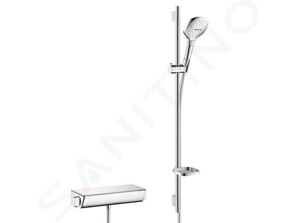 Hansgrohe 27039400 - Sprchový set 120 s termostatem Ecostat Select, 3 proudy, bílá/chrom