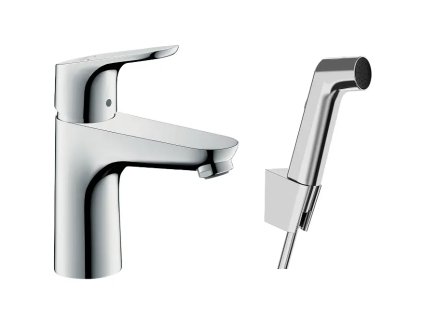 Hansgrohe 31927000 - Umyvadlová baterie 100, s ruční sprchou Bidette, chrom