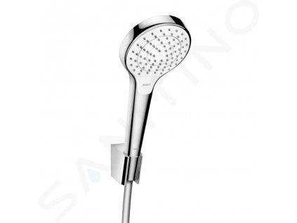 Hansgrohe 26411400 - Set sprchové hlavice, držáku a hadice 1,60 m, bílá/chrom