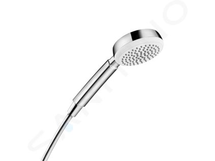 Hansgrohe Crometta 100 Sprchová hlavice EcoSmart 9 l/min, bílá/chrom 26828400