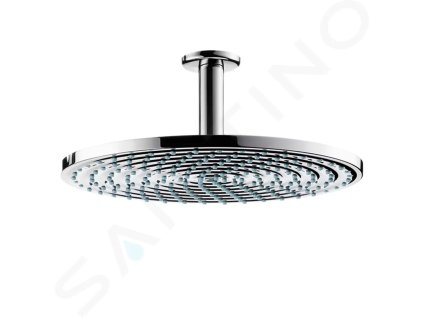 Hansgrohe 26600000 - Hlavová sprcha 300, 1 proud, EcoSmart, přívod od stropu 10 cm, chrom