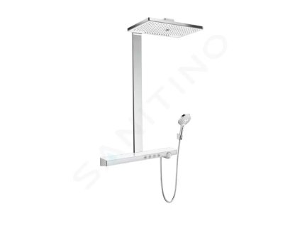 Hansgrohe 27106400 - Sprchový set Showerpipe 460 s termostatem, 3 proudy, bílá/chrom