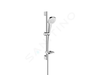 Hansgrohe 26586400 - Sprchová souprava Vario 0,65m s mýdlenkou Casetta, bílá/chrom