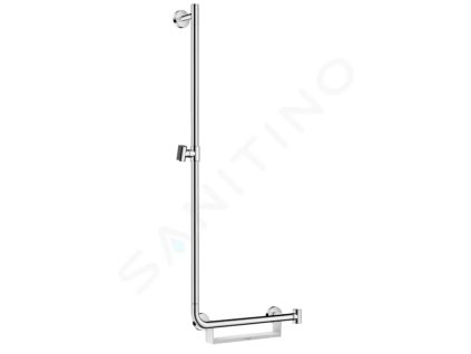 Hansgrohe 26403400 - Sprchová tyč 110 cm, levá, bílá/chrom