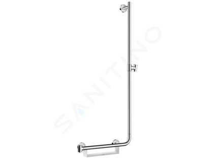 Hansgrohe 26404400 - Sprchová tyč 110 cm, pravá, bílá/chrom