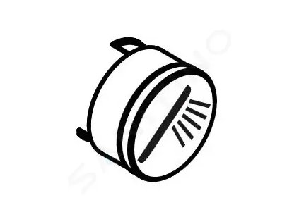 Hansgrohe 92573450 - Tlačítko pro ruční sprchu, bílá