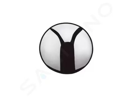 Hansgrohe 94078000 - Knoflík přepínače pro vanové baterie na stěnu, chrom