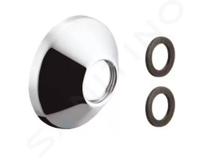 Hansgrohe 94135000 - Nástěnná rozeta pro vanovou baterii Metropol na stěnu, chrom