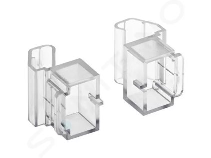 Hansgrohe 96194000 - Svorky pro misky na mýdlo Casetta'F, 2 ks, čirá