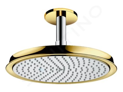 Hansgrohe 27405090 - Horní sprcha 240 Air 1jet s přívodem od stropu 10 cm, chrom/vzhled zlata