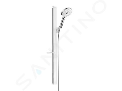 Hansgrohe 27648400 - Sprchová souprava 120, 3 proudy, sprchová tyč 90 cm, bílá/chrom
