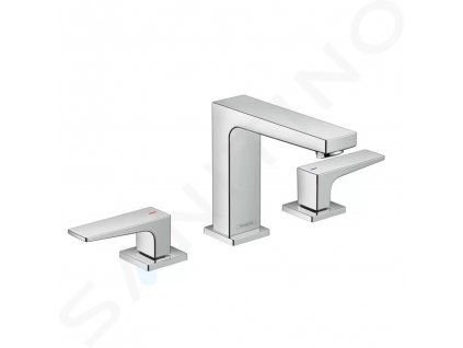 Hansgrohe 32514000 - Umyvadlová baterie s výpustí Push-Open, 3-otvorová instalace, chrom