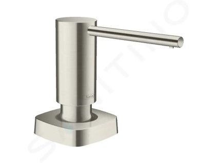 Hansgrohe 40468800 - Dávkovač mycích prostředků A71, 500 ml, nerezová ocel
