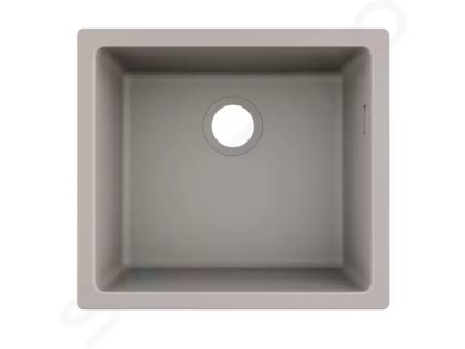 Hansgrohe 43431380 - Podstavný granitový dřez S510-U450, betonová šedá