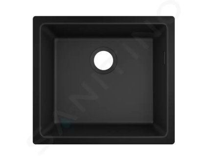 Hansgrohe 43431170 - Podstavný granitový dřez S510-U450, grafitová černá