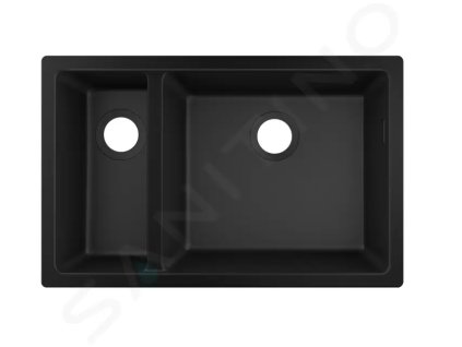 Hansgrohe 43433170 - Podstavný granitový dřez S510-U635, grafitová černá