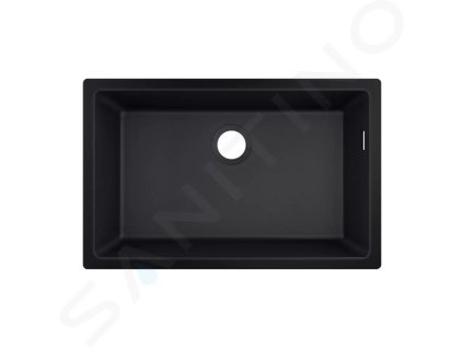 Hansgrohe 43432170 - Podstavný granitový dřez S510-U660, grafitová černá