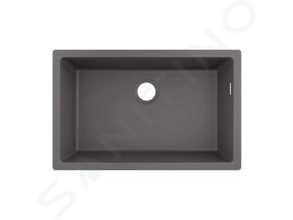 Hansgrohe 43432290 - Podstavný granitový dřez S510-U660, kamenná šedá