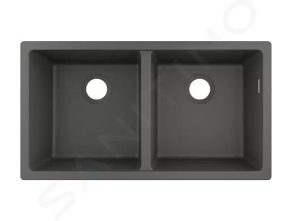 Hansgrohe 43434290 - Podstavný granitový dřez S510-U770, kamenná šedá