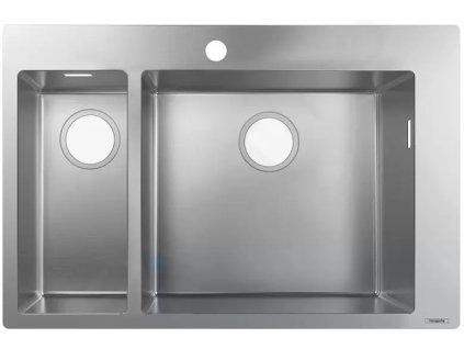 Hansgrohe 43309800 - Vestavný dřez S711-F655, nerezová ocel