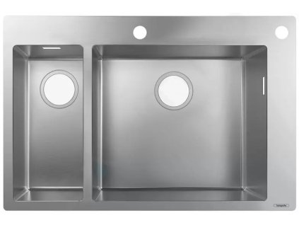 Hansgrohe 43310800 - Vestavný dřez S712-F655, nerezová ocel