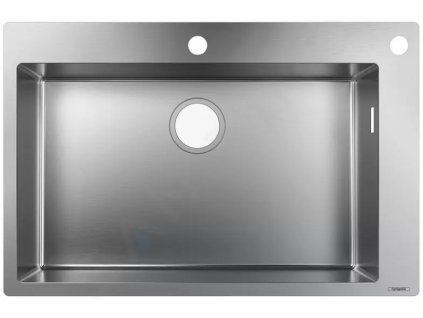 Hansgrohe 43308800 - Vestavný dřez S712-F660, nerezová ocel