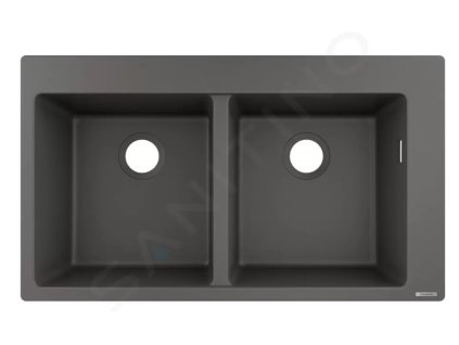 Hansgrohe 43316290 - Vestavný granitový dřez S510-F770, kamenná šedá