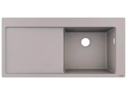 Hansgrohe 43314380 - Vestavný granitový dřez S514-F450, betonová šedá