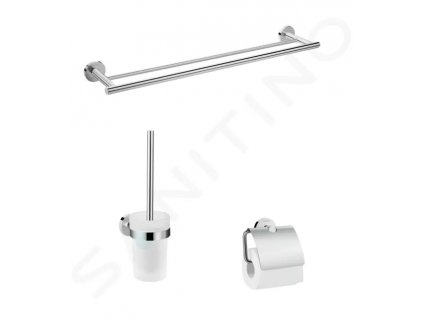 Hansgrohe 41727000 - Sada doplňků do koupelny, chrom