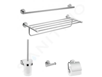Hansgrohe 41728000 - Sada doplňků do koupelny, chrom
