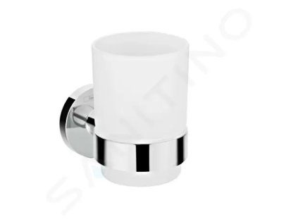 Hansgrohe 41718000 - Sklenička na ústní hygienu, sklo/chrom