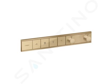 Hansgrohe 15382140 - Baterie pod omítku pro 4 spotřebiče, kartáčovaný bronz