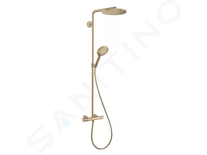 Hansgrohe 27633140 - Sprchový set Showerpipe s termostatem, 3 proudy, kartáčovaný bronz