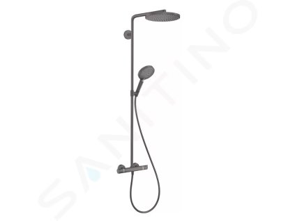 Hansgrohe 27633340 - Sprchový set Showerpipe s termostatem, 3 proudy, kartáčovaný černý chrom