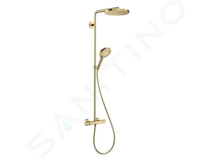 Hansgrohe 27633990 - Sprchový set Showerpipe s termostatem, 3 proudy, leštěný vzhled zlata