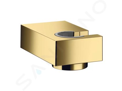 Hansgrohe 28387990 - Nástěnný držák sprchy Porter E, leštěný vzhled zlata