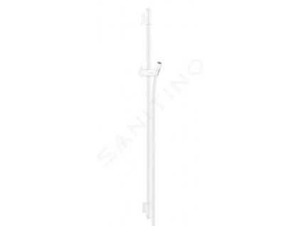 Hansgrohe 28631700 - Sprchová tyč 90 cm se sprchovou hadicí, matná bílá