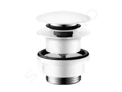 Hansgrohe 50100700 - Odtoková souprava Push-Open, matná bílá