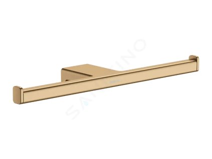 Hansgrohe 41748140 - Držák toaletního papíru dvojitý, kartáčovaný bronz
