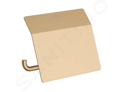 Hansgrohe 41753140 - Držák toaletního papíru s krytem, kartáčovaný bronz