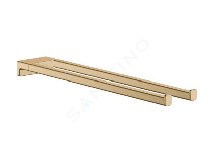 Hansgrohe 41770140 - Držák ručníků dvojitý, délka 45 cm, kartáčovaný bronz