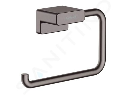 Hansgrohe 41771340 - Držák toaletního papíru, kartáčovaný černý chrom
