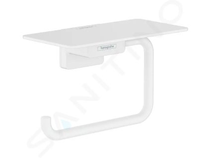 Hansgrohe 41772700 - Držák toaletního papíru s poličkou, matná bílá