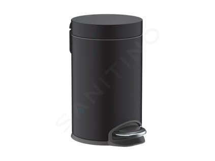 Hansgrohe 41775670 - Odpadkový koš 3 l, Soft Close, matná černá