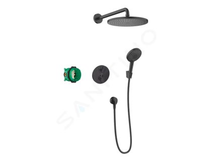 Hansgrohe 27961670 - Sprchový set 280, s termostatem Ecostat S pod omítku, matná černá