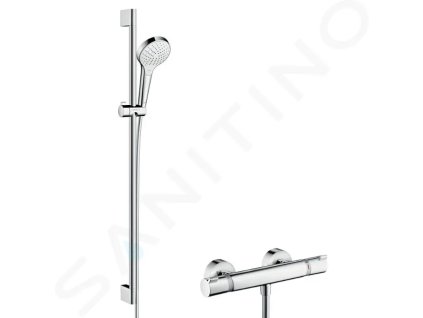 Hansgrohe 27833400 - Sprchový set s termostatem Ecostat, 2 proudy, chrom