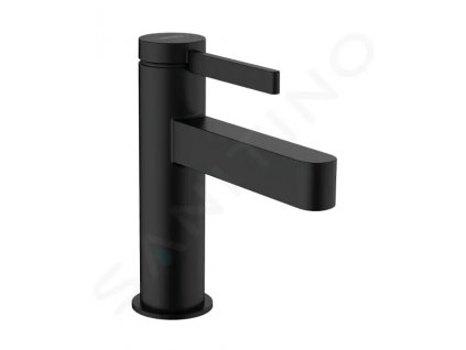 Hansgrohe 76010670 - Umyvadlová baterie 100, výpustí Push-Open, EcoSmart, matná černá