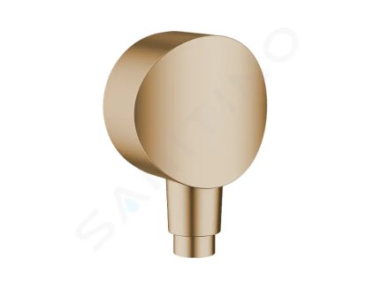 Hansgrohe 26453140 - Sprchové kolínko S se zpětným ventilem, kartáčovaný bronz