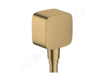Hansgrohe 26457140 - Sprchové kolínko se zpětným ventilem, kartáčovaný bronz